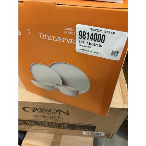 Our Table Landon 16-Piece Dinnerware Set in Sea Salt