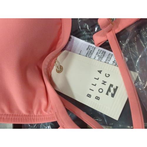 Tavik Womens Jett Triangle Bikini Swim Top, Orange, Large