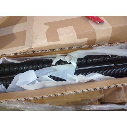 Pair of 2 Garage Door Torsion Springs Set with Non-Slip Winding Bars, High Precision Electrophoresis Oil-Free Black Coated for Replacement & Installation, MIN 16000 Cycles(0.234X2 X31)