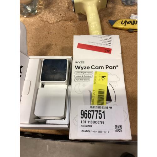 Wyze Pan v3 Wired Indoor/Outdoor 1080P HD Home Security Camera with Privacy Mode