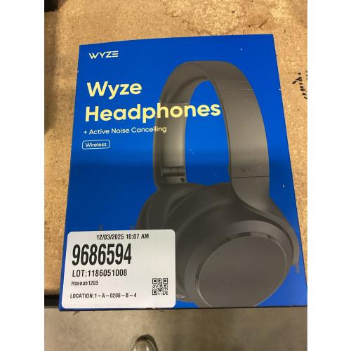 Wyze Noise-Cancelling Headphones - Black / No Travel Case