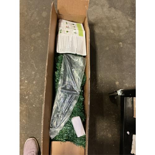 Lulu Home 6FT Christmas Tree, Artificial Christmas Tree with RC 300 LEDs Warm White & Multicolored String Lights(NOT Pre-Strung) for Indoor Outdoor Winter Decoration, 11 Lighting Modes with Timer