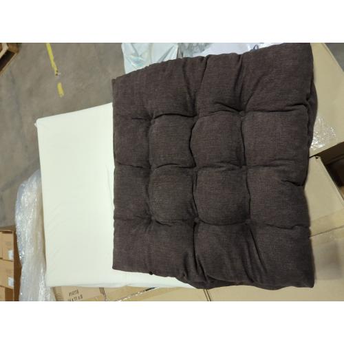 Square Resistant Dining Chair Breathable seat Cushion, Kitchen Chair Cushion, Indoor and Outdoor Comfortable Chair Cushion Soft Thick Chair Cushion(Coffee)