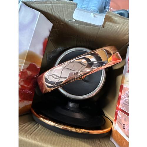 Haden Black/Silver Retro Stainless Steel 1.7 L Electric Tea Kettle