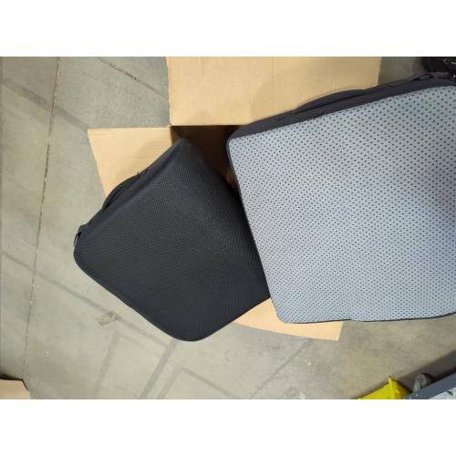 Stadium Seat Cushions - Portable Bleacher Cushions, 2.56 Extra Thick, Waterproof Oxford Fabric, Lightweight Stadium Seat Pads for Sports Events, Office, Camping, Outdoor Bench - 2-Pack (Black)
