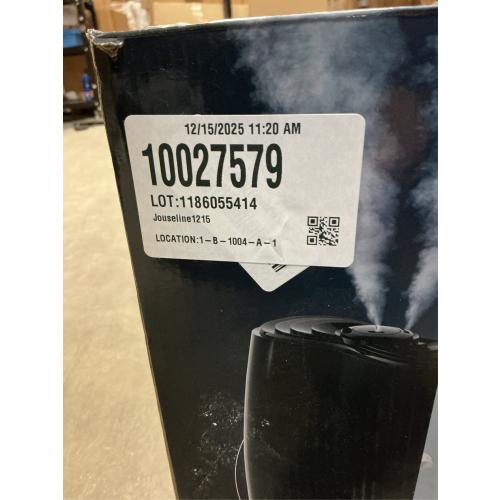 Everlasting Comfort Ultrasonic Cool Mist Humidifier for Bedroom (6L), Filterless Large Room Humidifiers, Lasts 50 Hours With Essential Oil Diffuser Tray, Quiet, Small Air Vaporizer (Black)