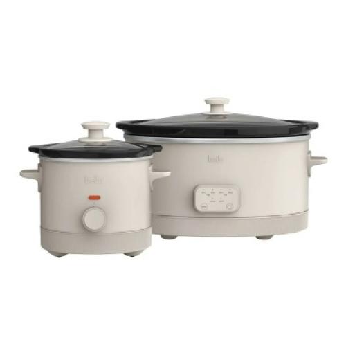 Bella Slow Cooker Set - Heavy Duty Duo, Includes Two Cookers