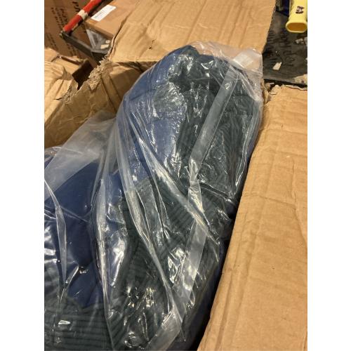 ATORPOK Camping Cot for Adults with Cushion Comfortable, Portable Folding Bed for Sleeping Supports 450 lbs (Blue)