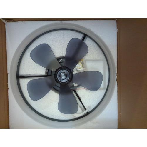 Ceiling Fans with Lights, 19.7'' Flush Mount Ceiling Fan with Lights and Remote, 3000K-6000K Dimmable Modern Low Profile Ceiling Fans for Bedroom Living Room, 6 Speeds Fandelier LED Fan Light
