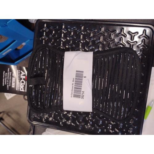 All-Clad Premium Pot Holder & Hot Pad: Heat Resistant to 500 Degrees - 100% Cotton, 10x6.25 Hot Pad for Kitchen and Barbeque, (6-Pack), Black