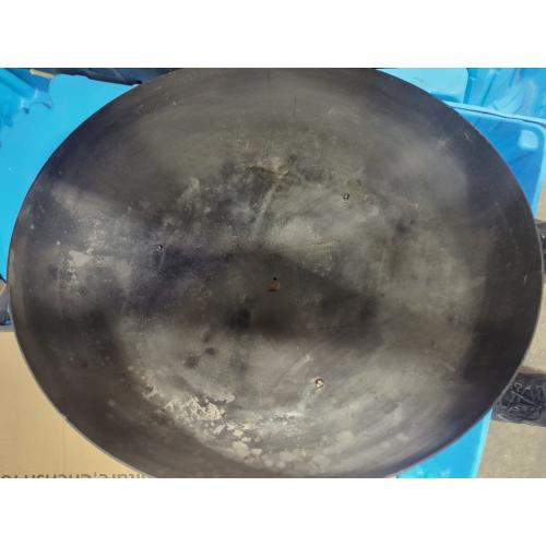 DENKOE 24 Inch Round Fire Pit Table with Fire Pit Grill, Extra Thick, Heavy Duty Fire Bowl, Deep Outdoor Firepit, Wood Burning Firepits for Outside Patio, Backyard Fire Pits, Large BBQ Pit