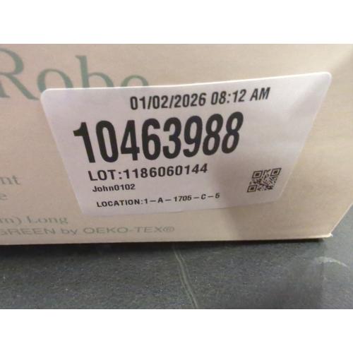 Size Large/X-Large Color White Haven Waffle Large/X-Large Organic Cotton Robe in White