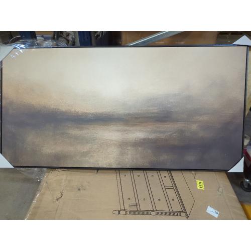 Large Picture Frame Sun Set On the Desert