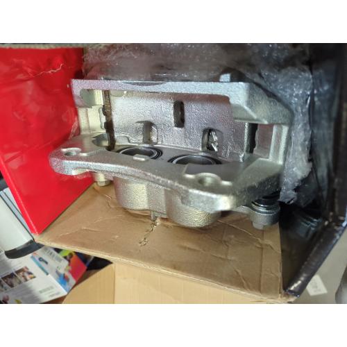 One Silver A-Premium Disc Brake Caliper Assembly with Bracket Compatible with Select Cadillac, Chevy and GMC Models- XTS, Escalade, Avalanche, Suburban, Silverado, Express, Sierra, Yukon XL and more - Front Side