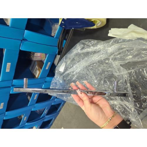 Amerock | Cabinet Pull | Polished Chrome | 6-5/16 inch (160 mm) Center-to-Center | Caliber | 1 Pack | Drawer Pull | Cabinet Handle | Cabinet Hardware