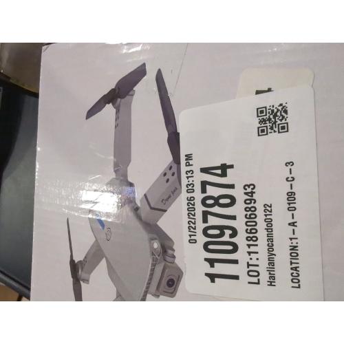 CIYODO Dual Camera Foldable Drone for Aerial Photography Lightweight Portable Quadcopter Cameras Easy Transmission Rolling Function