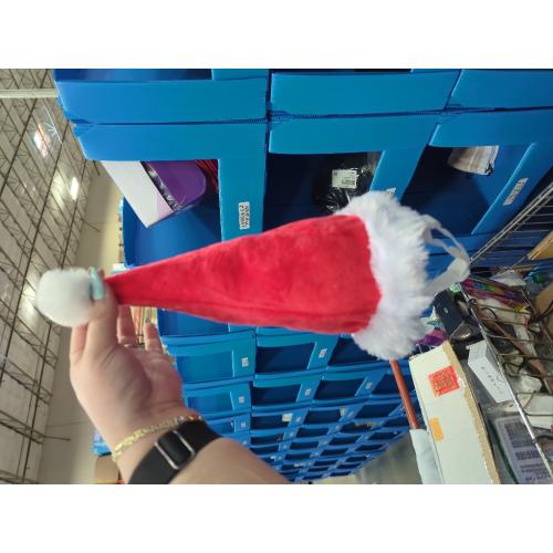 Adjustable 3D Christmas Santa Hat for Dogs Cats (Large)