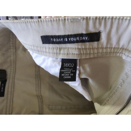 Kenneth Cole mens khaki chino pants size 38×32
