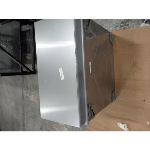 SAMSUNG 27-Inch Bespoke Front Load Washer Dryer Pedestal Stand w/ Pull Out Laundry Storage Drawer, WE502NT, Silver Steel