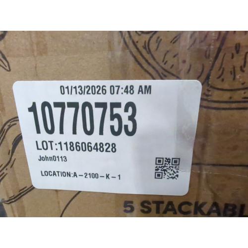 Gourmet 5-Tier Black Food Dehydrator with Adjustable Temperature Dial