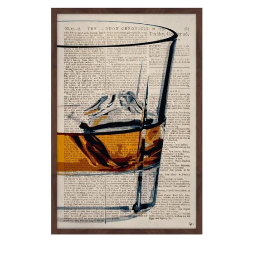 'One Cube' Framed Painting Print
