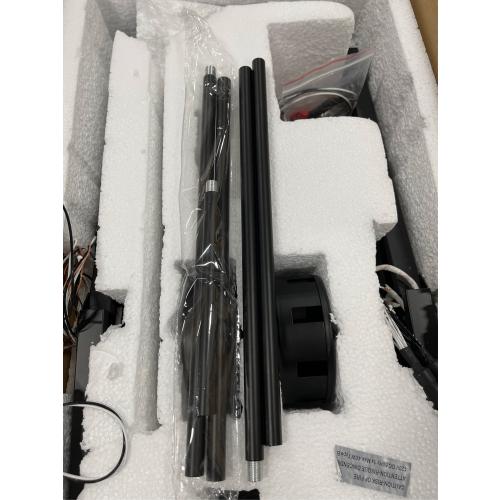 Black Chandelier for Dining Room, 8-Light Kitchen Chandelier Light Fixture Modern Metal Industrial Large Chandeliers for Farmhouse Entryway Living Room (E12 Bulbs Not Included)