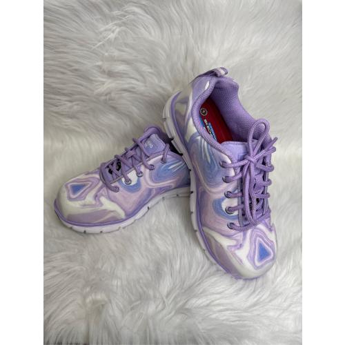 SKECHERS Work Sure Track Comp Toe (Purple/White) Women's Shoes size 5.5