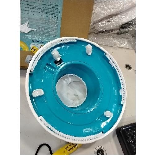 U.S. Pool Supply Professional Swimming Pool Leaf Terminator Vacuum - 15 Pool Cleaner Body, 8 Pressure Jets, 4 Rotating Wheels, 3 Perimeter Brushes, 2 Debris Bags - Below or Above-Ground Sucker Eater