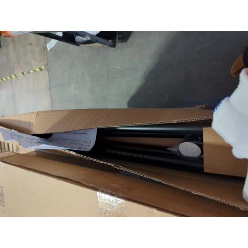 Oxdigi Tension Shower Doorway Curtain Rod/Adjustable 141.7-161.4 inches No Drilling Window Curtain Rod for Bethroom, Indoor Decor/Bronze