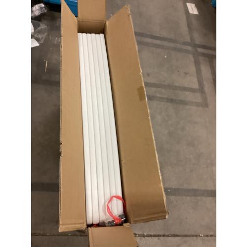 Sweetcrispy Plastic Dog Playpen - 6-Panel 24 Expandable & Durable Pet Fence for Medium Dogs - Indoor & Outdoor Portable Puppy Playpen with Secure Locking Door, White