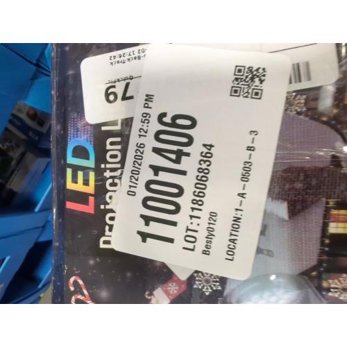 Christmas Snowflake LED Projector Lights Dazzling Visual Impact Plug and Play Great Christmas Idea US Plug Suitable for Indoor Outdoor Use