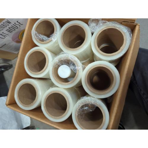 Cast Narrow Banding Stretch Wrap Film Self-Adhering 3 Inch x 1000 Feet x 80 Gauge 18 Rolls