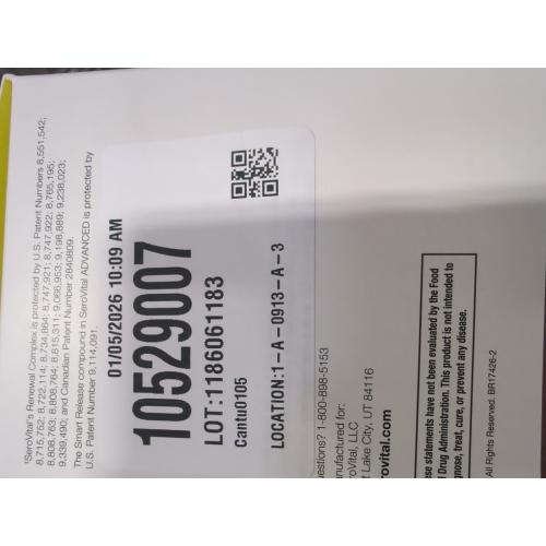 SeroVital Advanced Dietary Supplement 120 Capsules   60 Tablets