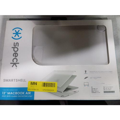 Speck Products MacBook Air M2 (2022) Smartshell (Clear/Clear/SweaterGrey)