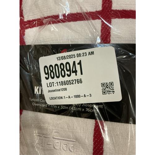 3 packs All-Clad Checked Kitchen Towel: Highly Absorbent, Super Soft Long Lasting - 100% Cotton, 17x30 Tea Towel for Cleaning & Drying Dishes, Pans, Glassware, or Countertops, (1-Pack), Chili