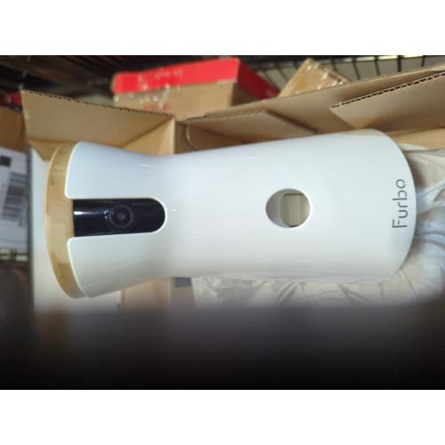 Furbo 360° Dog Camera: Pet Security Cam w/Barking Alerts, Rotating View, Treat Toss w/Phone App, Smart Home Indoor Puppy Monitoring, 2-Way Speaker (Standard Features - No Subscription Required)