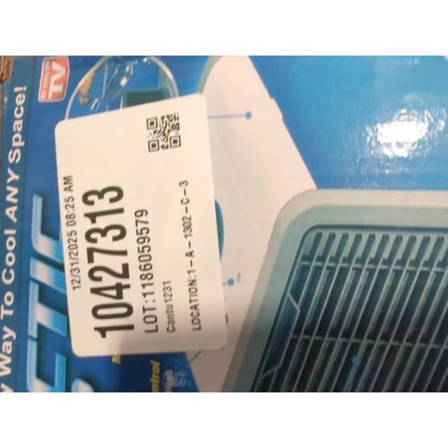 Ontel Arctic Air Portable Air Conditioner Cooler Humidifies Purifies LED Lights