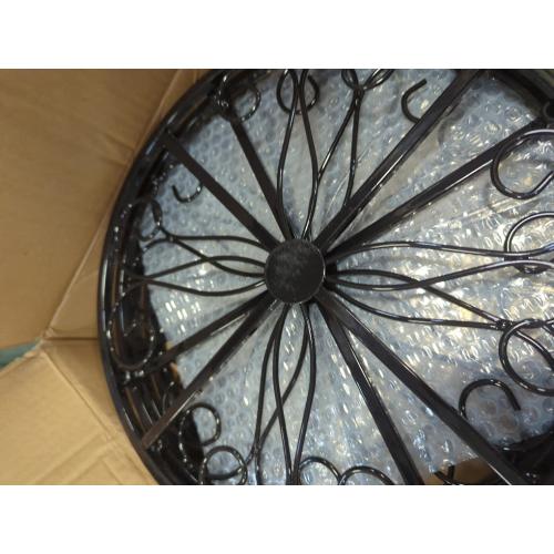 5 Pack Plant Caddy with Wheels Heavy Duty 13.5 Inches Metal Plant Stand with Wheels Plant Dolly Rolling Plant Stand Plant Roller with Casters for Indoor and Outdoor, Black