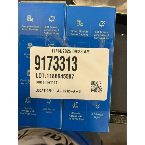 2 packs WYZE Smart 15 Amp Programmable Touch and Push Button Light Switch, White (2 -Packs)