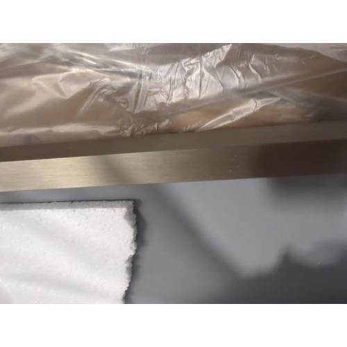 28x32 Silver Bathroom Mirror for Wall, Brushed Metal Framed Bathroom Vanity Mirror, Modern Rounded Corner Rectangle Mirror, Anti-Rust (Horizontal/Vertical)