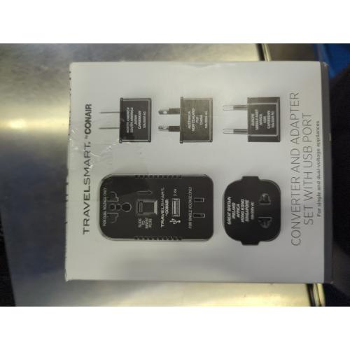 Travel smart by Conair Converter and adapter set with USB port