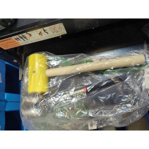 Coconut Opener Set for Young & Mature Coconuts by CoCoMaster |Coconut Tools for Meat Removal with Hammer & Stainless Steel Knife