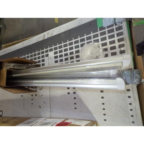 4Pack 4FT LED Shop Light Garage Lights,50W 6000K 7500LM White Light,Hanging/Surface Mount,Plug and Play,Linkable T8 LED Shop Lights,Commercial Bay Lighting for Warehouse Workshop Basement