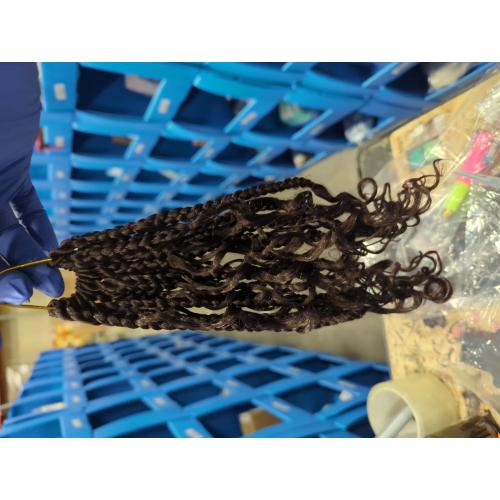 Crochet Braids - Bohemian Crochet Braids, Synthetic Braiding Hair, Goddess Braids for Black Women (8 Packs)
