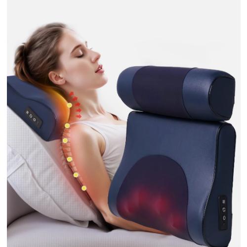 Neck and Back Massager with Heat, 4D Shiatsu Deep Kneading for Pain Relief