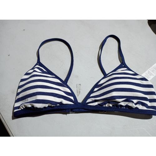 Tipped stripe bikini top Polo Ralph Lauren   size L