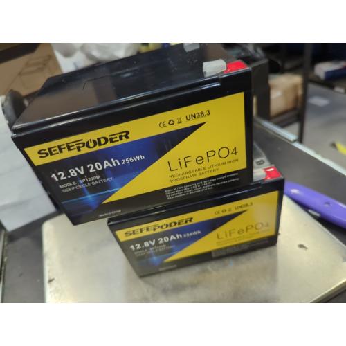 12V 20Ah Lithium LiFePO4 Deep Cycle Battery 2 Pack, 4000  Cycles Rechargeable Battery for Electric Scooter, Ride On Toy, Lighting, Power Wheels, Fish Finder and More with Built-in 40A BMS