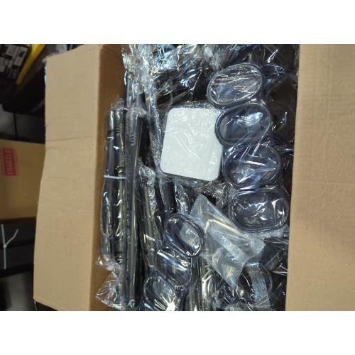 Bonpally Room Divider Curtain Rod, No Drilling Tension Rod for Room Separation, 4-10ft(H) 28-114inch(W) Adjustable Heavy Duty Floor to Ceiling Wall Divider Room Partition Privacy Separator, Black