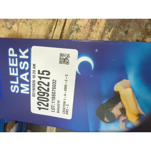 Mavogel Cotton Sleep Eye Mask - Updated Design Light Blocking with Adjustable Nose Bridge, Soft and Comfortable Night Eye Mask for Men Women, Eye Blinder for Shift Work, Includes Travel Pouch, Black