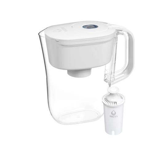 Brita Water Filter 6-Cup Denali Water Pitcher Dispenser with Standard Water Filter - White ‼️doesn’t come with the filter ONLY PITCHER ‼️has stains